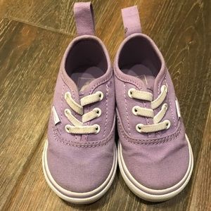 Purple vans size 5c